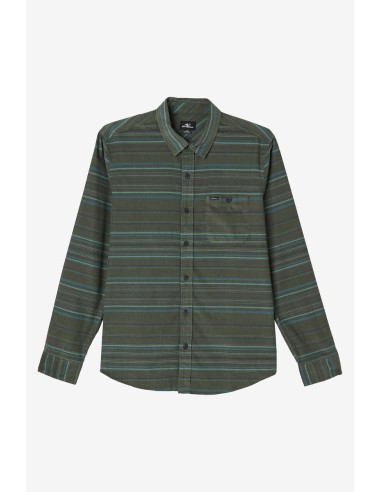 O'Neill Caruso Stripe Cord L/S Shirt-Dark Olive le des métaux précieux