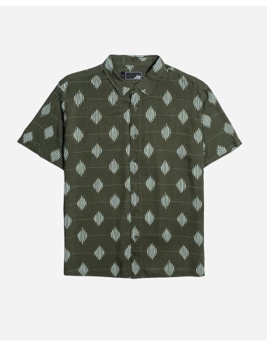 Lost Sumatra S/S Shirt-Dark Green solde