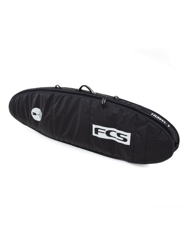 FCS Travel 1 Fun Board Boardbag-Black/Grey france